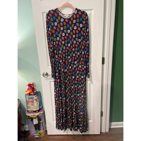 Boden Long Sleeve Josephine Long Sleeve Maxi Dress UK 18L US 14L HAS POCKETS :D - Picture 1 of 7